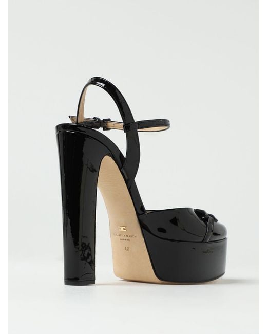 Elisabetta Franchi Black High Heel Shoes
