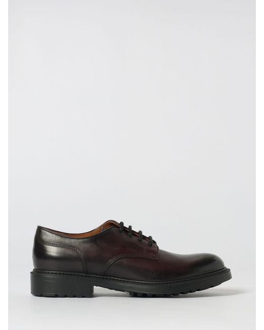 Doucal's White Brogue Shoes for men