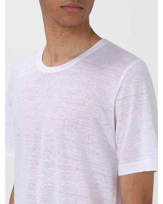 Camiseta 120% Lino de hombre de color White