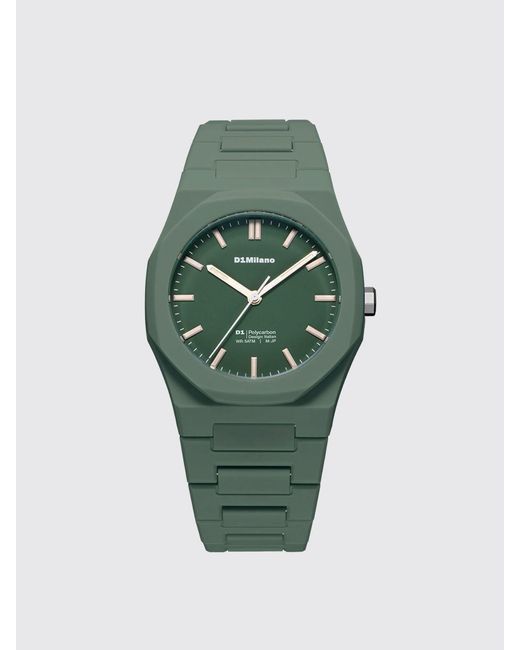 D1 Milano Green Polycarbon Watch for men