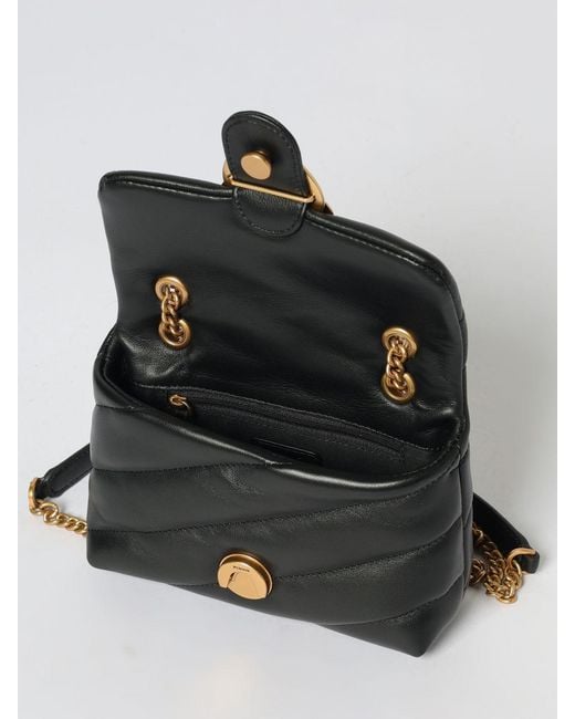 Pinko Black Baby Love Bag Puff Matelassé Nappa Bag