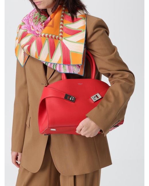 Ferragamo Red Shoulder Bag
