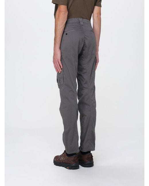 C P Company Gray Trousers for men