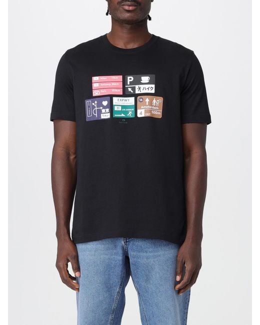 Paul Smith Black T-Shirt for men