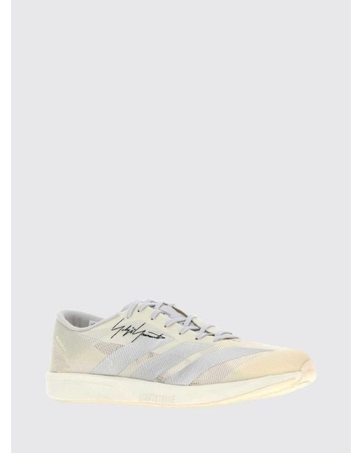 Y-3 Natural Adizero Rc6 Technical Fabric Sneakers With Extralight Sole And Printed Logo for men