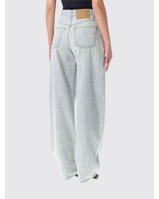 Haikure Blue Baggy Cotton Jeans