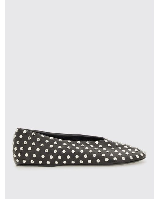 Jil Sander White Ballet Flats