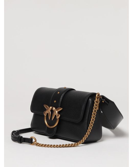 Borsa Love One di Pinko in Black