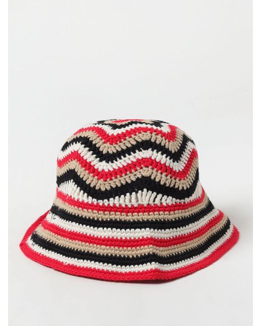 Sombrero Ganni de color Red