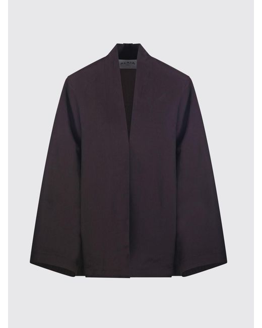 Alaïa Blue Cropped Single-Breasted Blazer