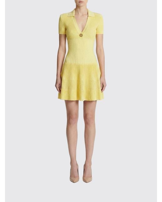Balmain Yellow Dress