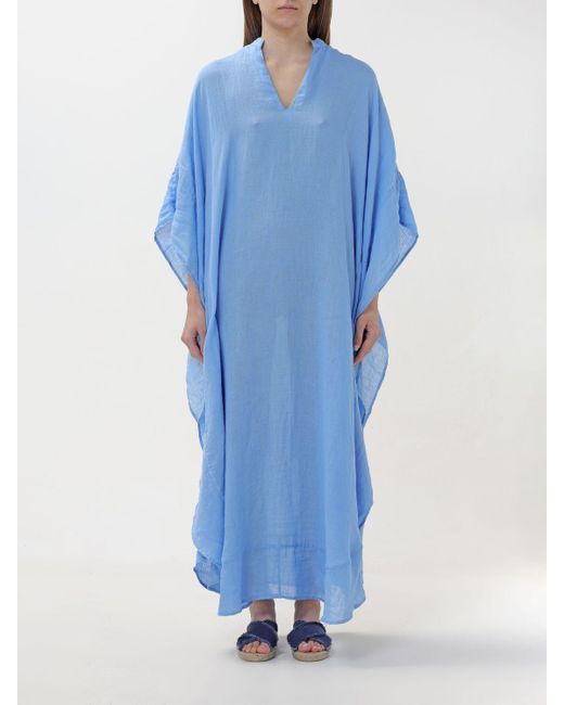 Robes 120% Lino en coloris Blue