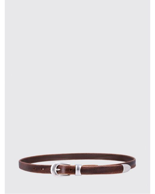 Our Legacy White Core Leather Belt for men