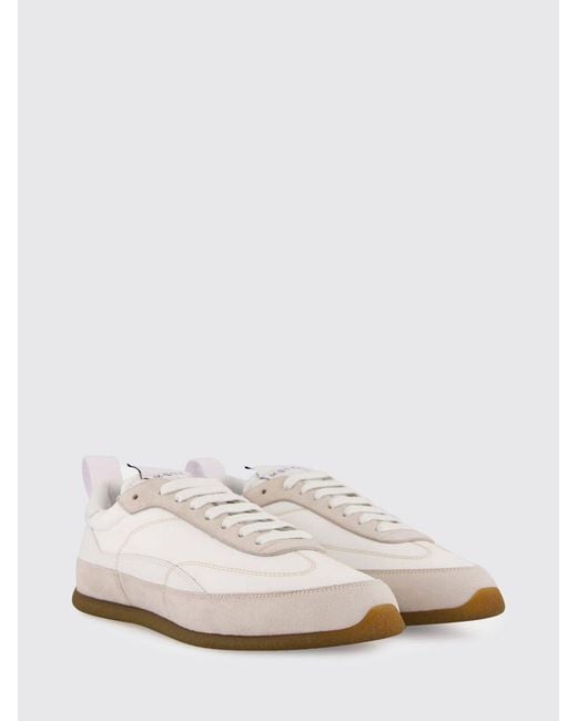 McQueen White Leather Sneakers for men