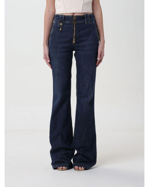 Jeans in denim di Elisabetta Franchi in Blue