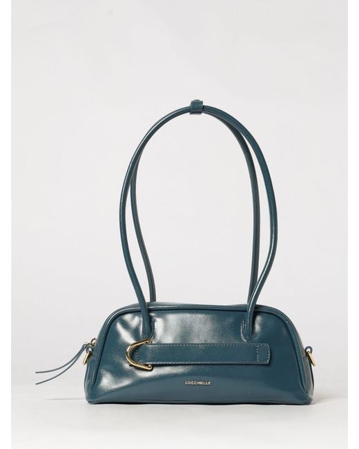 Coccinelle Blue Leather Bag