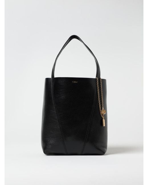 Chloé Black ChloÉ Spin Grained Leather Bag