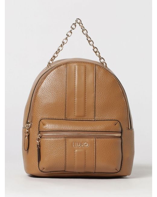 Liu Jo Natural Faux Leather Backpack