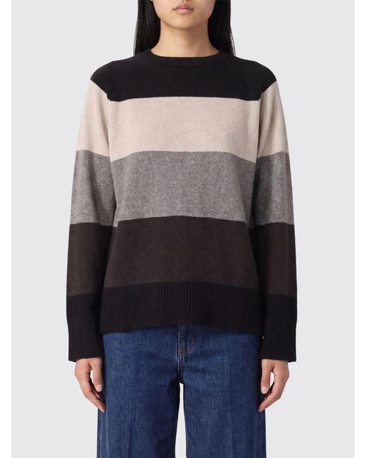 Kangra Blue Relaxed Fit Striped Crewneck Jumper
