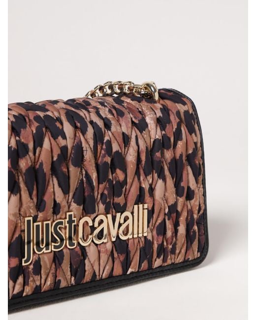 Just Cavalli Brown Handbag