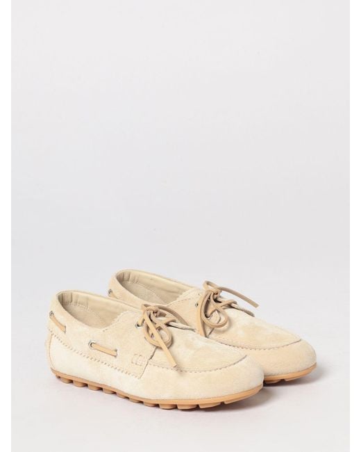 Hogan Natural Suede Loafers