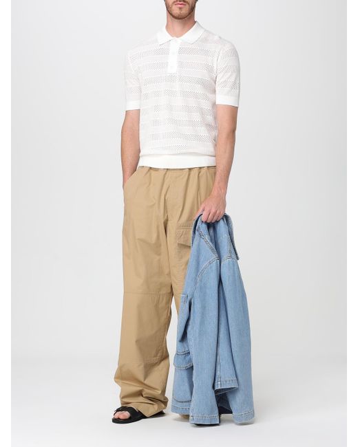 Dries Van Noten Blue Jacket Workwear Style for men