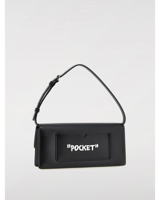 Off-White c/o Virgil Abloh White Jitney 0.7 Leather Bag