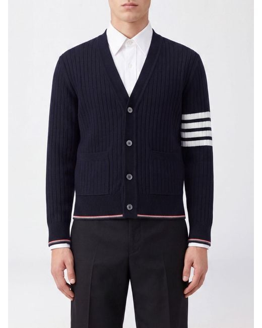 Thom Browne Blue Sweater for men