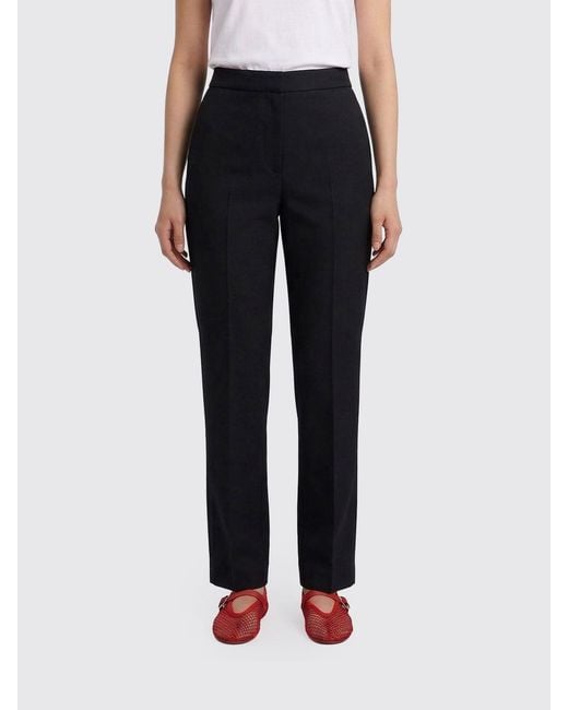 Maison Margiela Black Slim Fit Virgin Wool Trousers