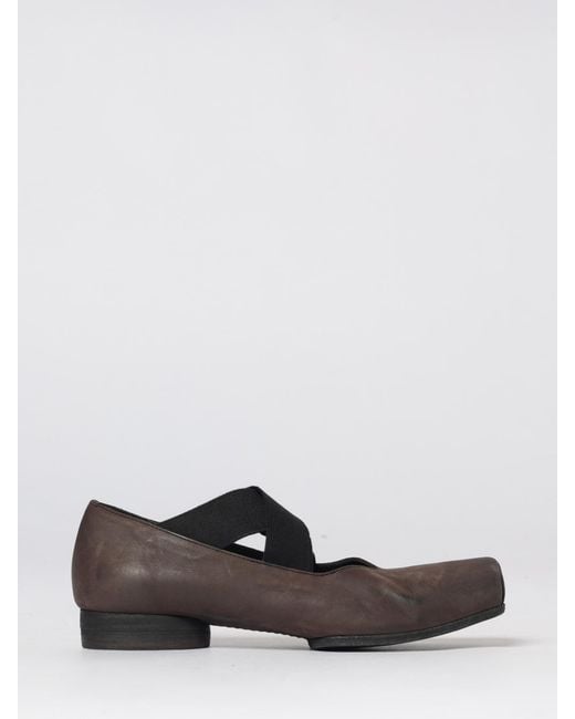 Uma Wang White Leather Ballerinas