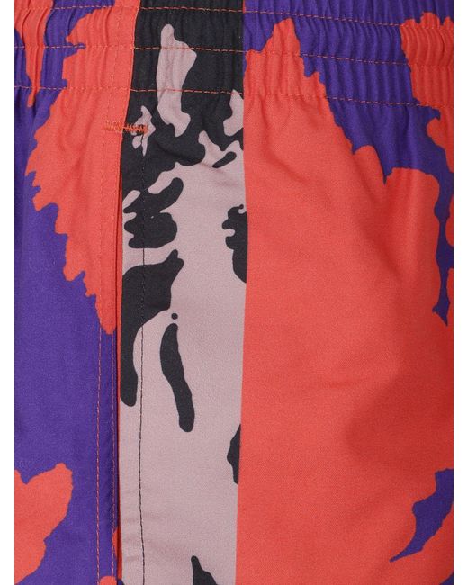 Dries Van Noten Red Swimsuit for men