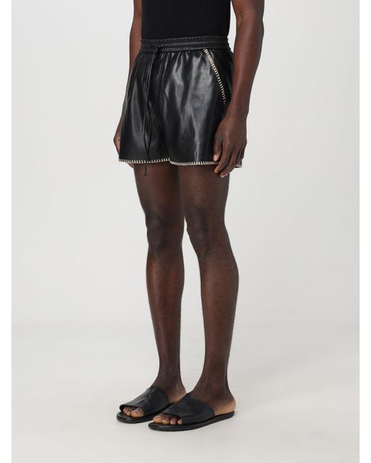 Pantalones cortos Nanushka de hombre de color Black