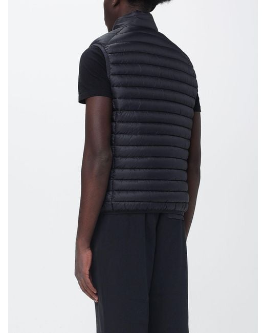 Save The Duck Blue Padded Adam Nylon Vest for men