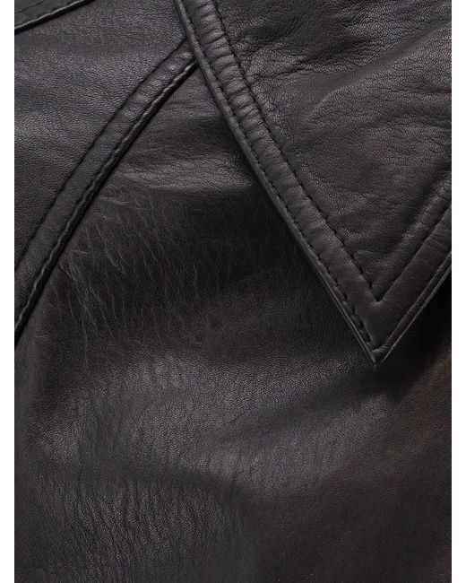 Pinko Black Leather Jacket