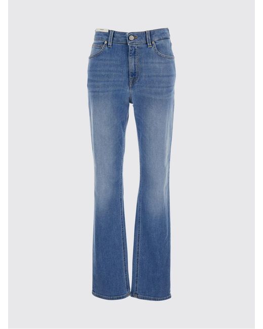 PT Torino Blue Mid-Rise Flared 5-Pocket Jeans