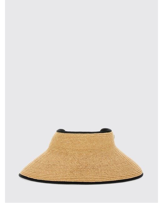 Helen Kaminski Natural Raffia Visor