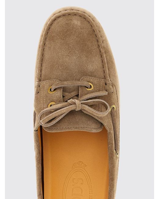 Tod's Brown Gommino Suede Mules