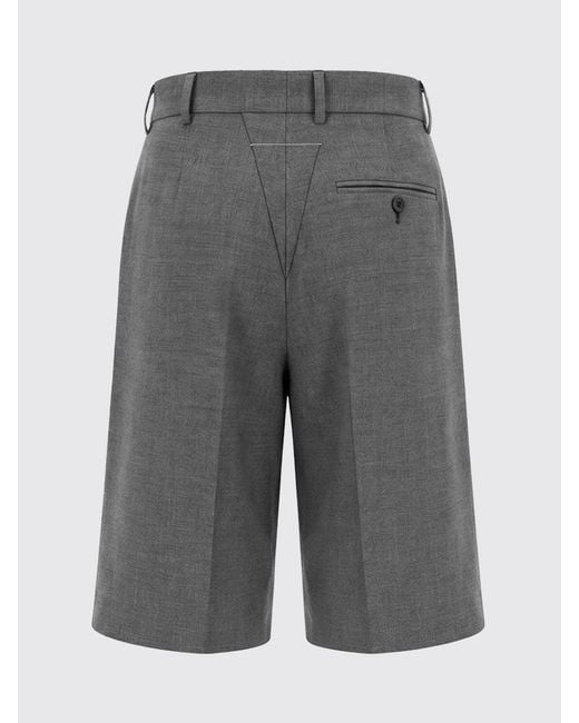 MM6 by Maison Margiela Gray High-Waisted Knee-Length Tailored Shorts