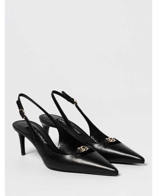 Dolce & Gabbana Black High Heel Shoes
