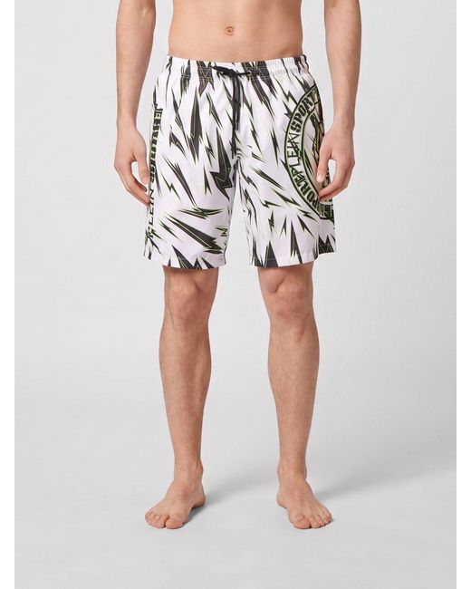 Philipp Plein White Shorts for men