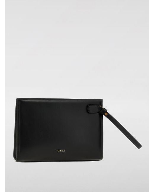 Versace Black Pocket Square for men