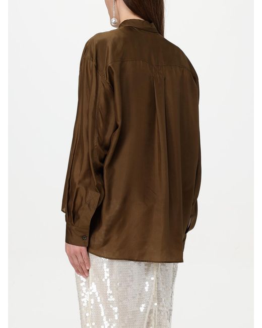 Philosophy Di Lorenzo Serafini Brown Shirt