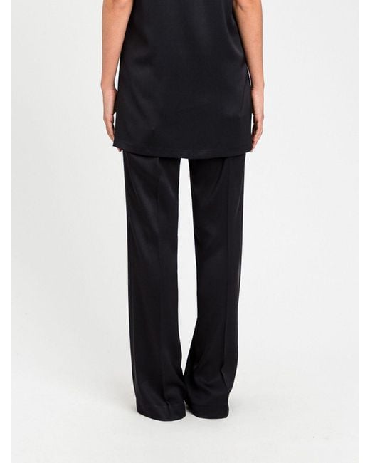 Twinset Black Classic Crêpe Trousers