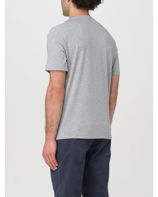 T-shirt in cotone con logo di Jacob Cohen in Gray da Uomo