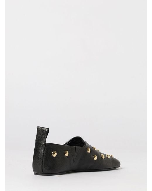 Chloé Black Chlo&Eacute Rita Leather Ballerinas With Studs
