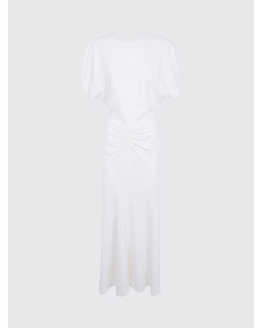 Victoria Beckham White Dress