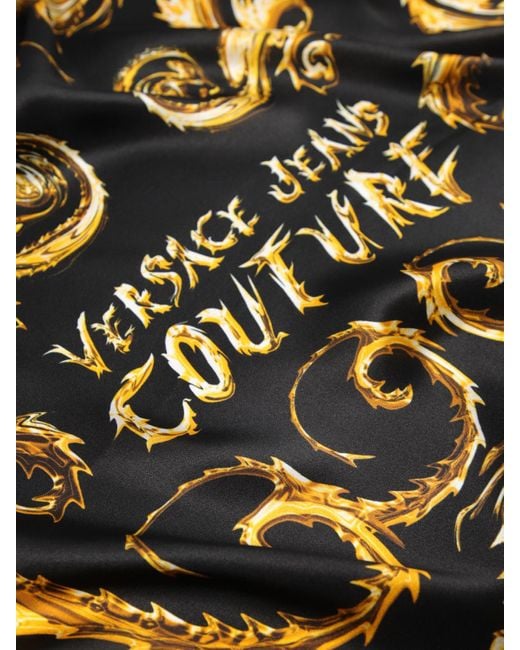 Versace Jeans Couture Black Scarf