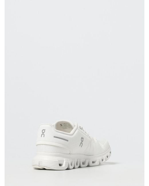 On Shoes White Cloud 6 Mesh Sneakers On