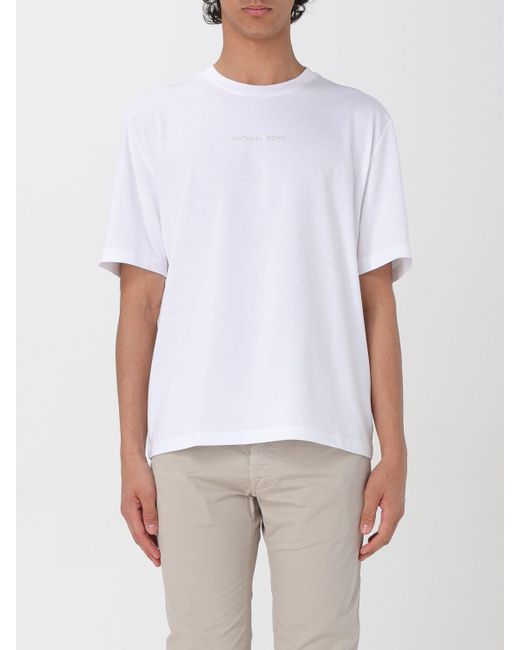 T-shirt Michael in cotone di Michael Kors in White da Uomo