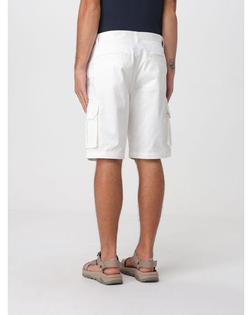 Sun 68 White Shorts for men